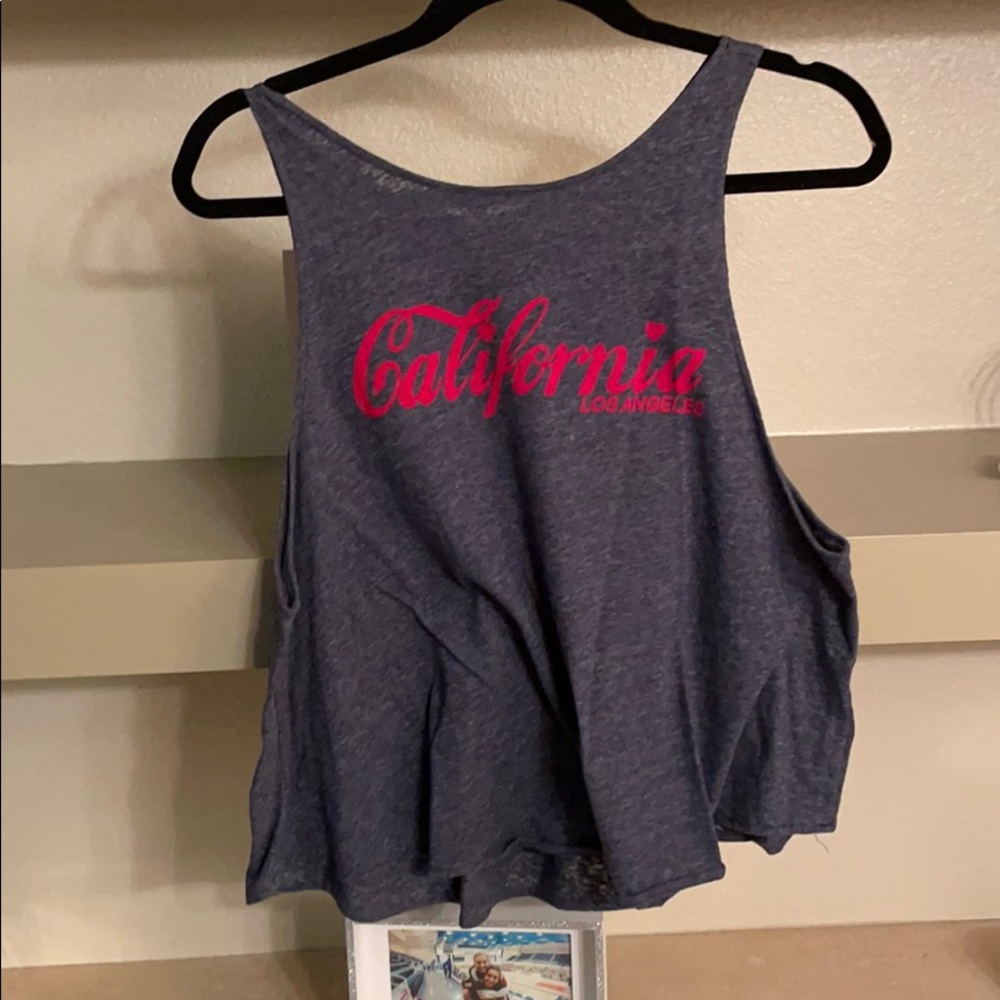 California muscle tank top